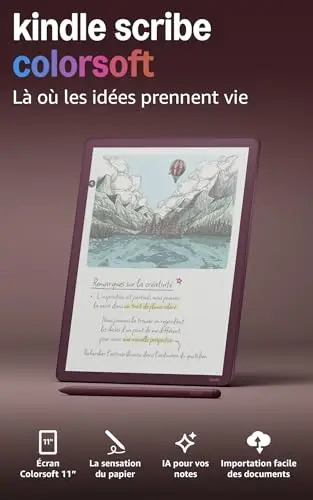 Kindle Scribe Colorsoft Tablette de lecture