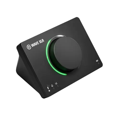 Elgato Wave XLR MK.2 - Interface audio USB et table de mixage DSP pour microphones XLR, gain 80dB, effets intégrés, feedback LED, Touch Mute, fonctionne avec Stream Deck, PC & Mac
