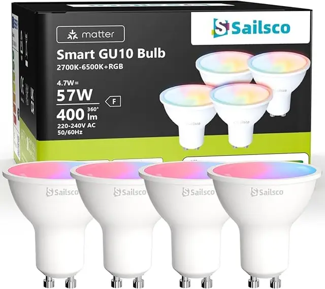 Sailsco Ampoule LED Connectée GU10