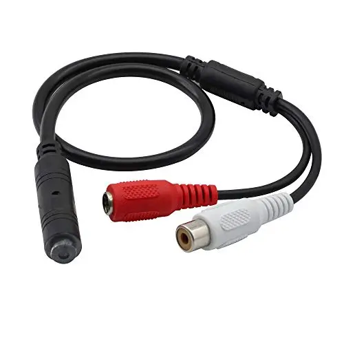 GINTOOYUN Mini Micro Audio CCTV Microphone Pick Up,Micro Externe pour caméra