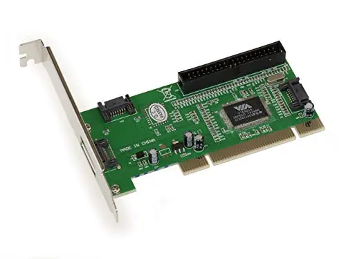 Carte contrôleur PCI 3 ports SATA, 1 port IDE RAID 0, RAID 1, RAID 0+1, JBOD