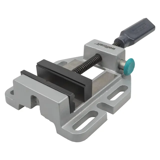wolfcraft 3423000 Etau pour Machines - Ouverture 80 mm - Force de Serrage max. 300 kg
