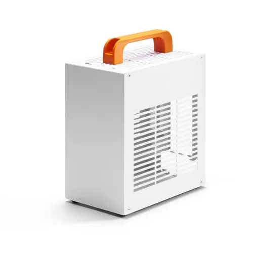 SGPC Itx Mini boîtier – K39 (acier),2 poignées peuvent être installées, panneau ventilé – 2 panneaux latéraux en acier et 1 panneau latéral en acrylique / boîtier SFF 5 L