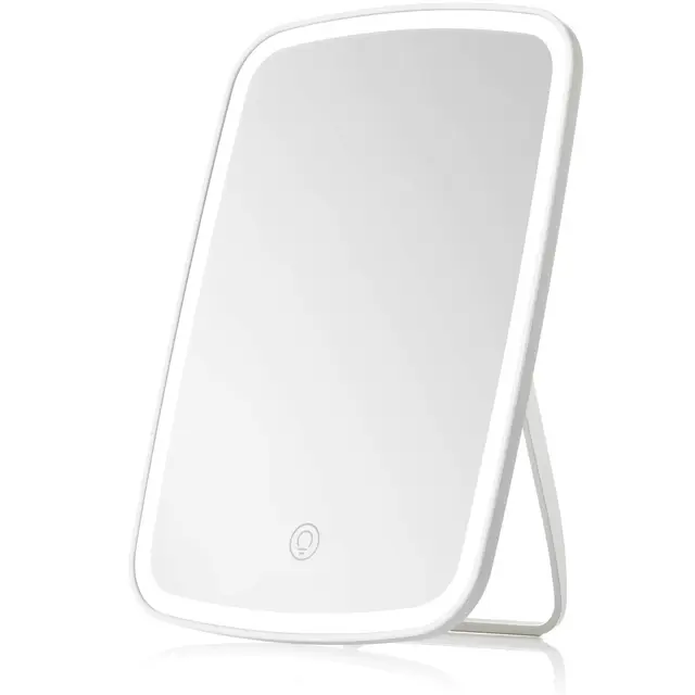Jordan & Judy Miroir de maquillage avec écran tactile et luminosité LED réglable, portable, rechargeable par USB