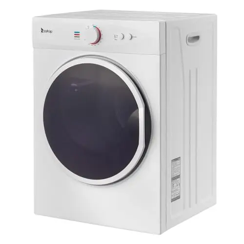 LEADZM sèche-linge,sèche linge séchage à évacuation compact 1020W 3KG avec affichage pour différents modes de séchage, seche-linge portable pour appartements, maison, dortoir [Classe énergétique C]