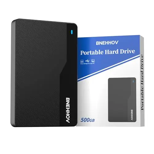 BNEHHOV Disque dur externe portable 500 Go