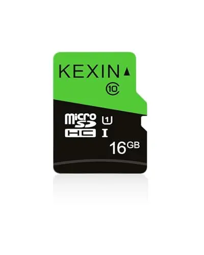 KEXIN Carte Micro SD 16 Go microSDHC UHS-I Classe 10 A1 U1 Mini SD Carte mémoire pour Smartphone, Tablette, Appareil Photo