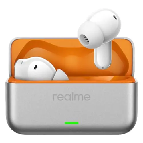 realme Buds T500 Pro Écouteurs Bluetooth sans Fil Intra-Auriculaires avec ANC 50dB, 56h d'autonomie, Son Hi-Res, Bluetooth 6.1, IP55, 6 micros, Connexion Multi-appareils (3 appareils) – Argent