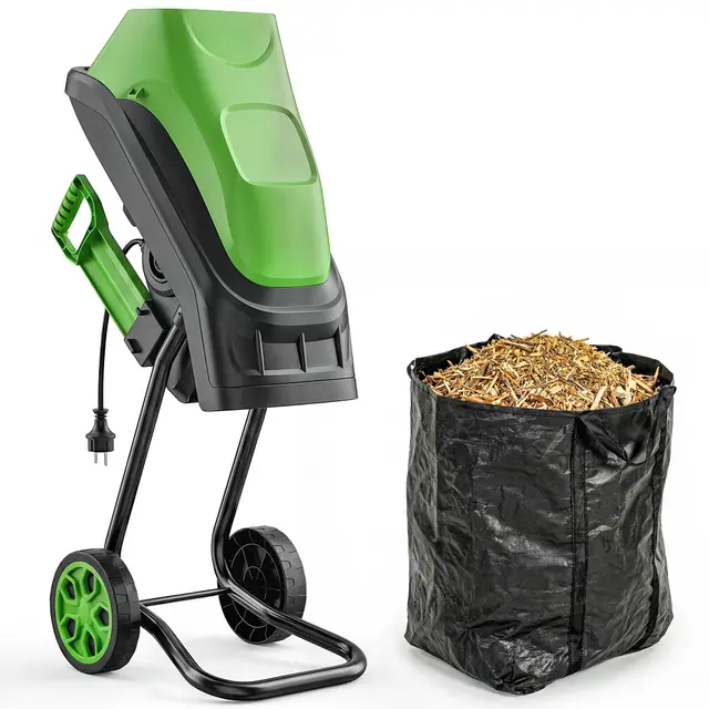 Outsunny Broyeur de végétaux 2500W