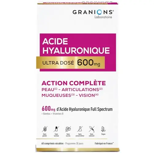Granions Acide Hyaluronique Ultra Dosé 600 mg Comprimés