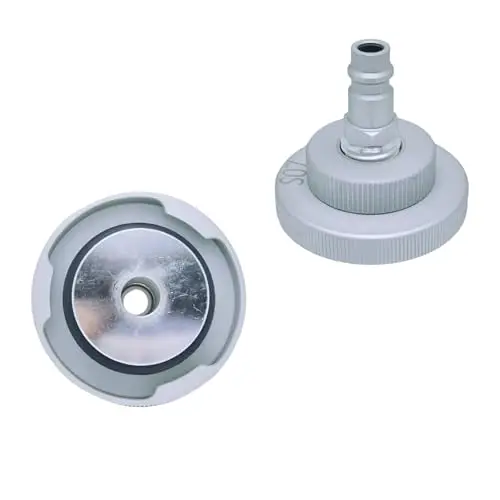 Adaptateur pour réservoir de liquide de frein avec embout européen, adaptateur de purge de frein en alliage d'aluminium, compatible avec Mazda, pour Ford et pour les modèles de véhicules de la