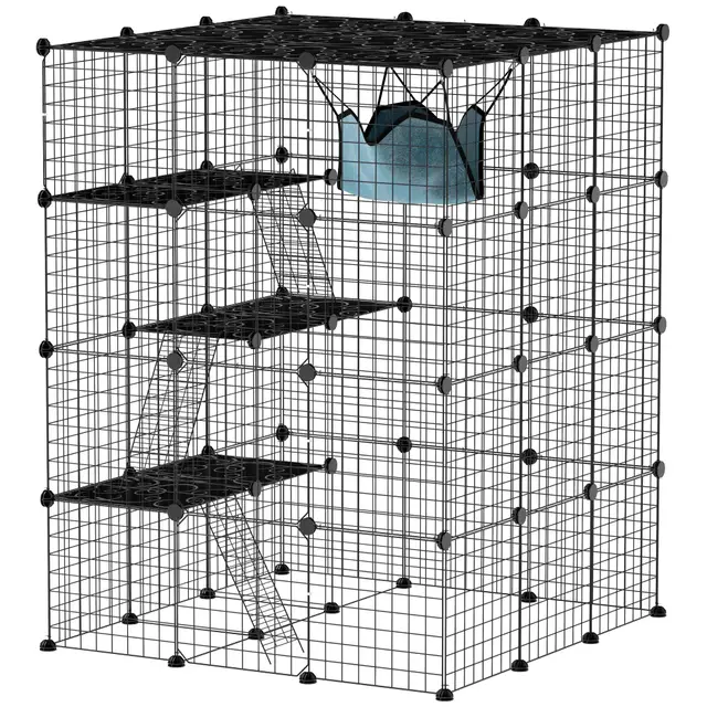PawHut Enclos modulable pour petits animaux