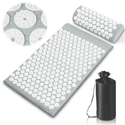 PQETBV Tapis d'Acupression avec Oreiller