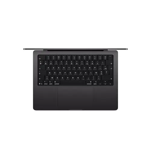 Apple MacBook Pro Portable avec M5, CPU 10 cœurs et GPU 10 cœurs : Conçu pour l’IA, Écran Liquid Retina XDR 14,2 Pouces, Mémoire unifiée 32 Go, SSD 1 to, Wi-FI 7 ; Noir sidéral