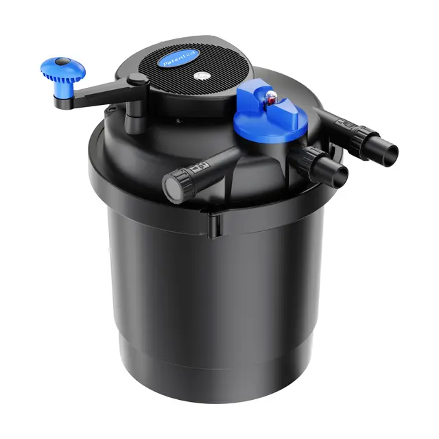 SunSun CPF-2500 Filtre de Bassin à Pression UVC – 11 W – pour étang Jusqu’à 6000 l – 6000 l/h – Filtration Biologique avec Clarificateur Stérilisateur