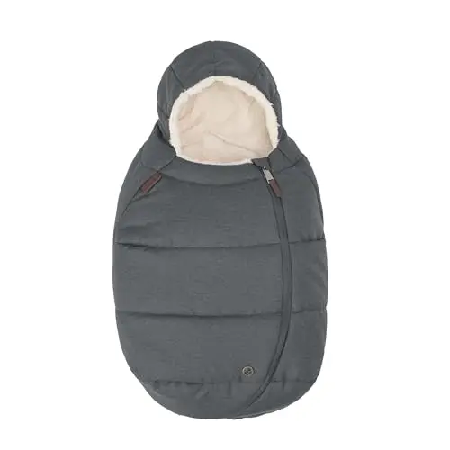 Maxi-Cosi Chancelière pour Cosy bébé, Chancelière bébé, Confort, Facile et sûr, Tissus doux et robustes, Lavable en machine, Compatible avec sièges-auto bébé Maxi-Cosi, Twillic Graphite