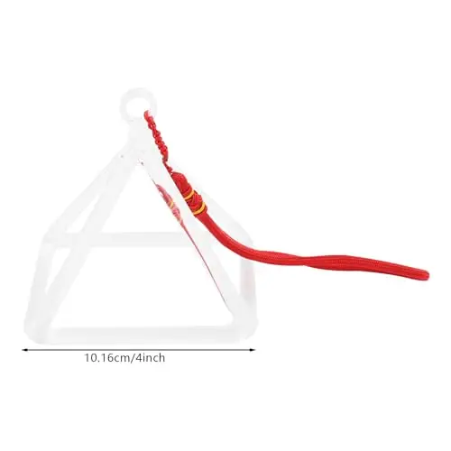 Pyramide chantante en cristal de quartz - Instrument de musique pour la guérison par le son et la méditation - Bol chantant en cristal avec taquet pour la méditation, le yoga, la méditation, le