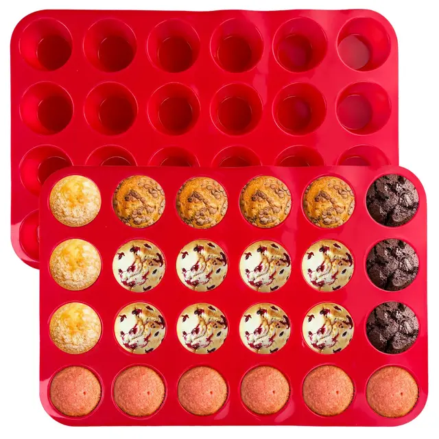 Xpieoyrm Moules Silicone 24 Pièces