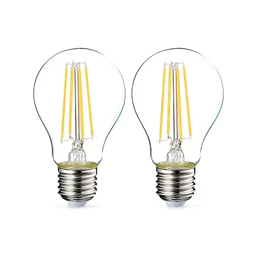 Amazon Basics Lot de 2 ampoules LED E27 7W