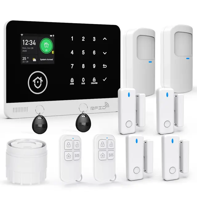 TUGARD Alarme sans fil WiFi/GSM 12 pièces
