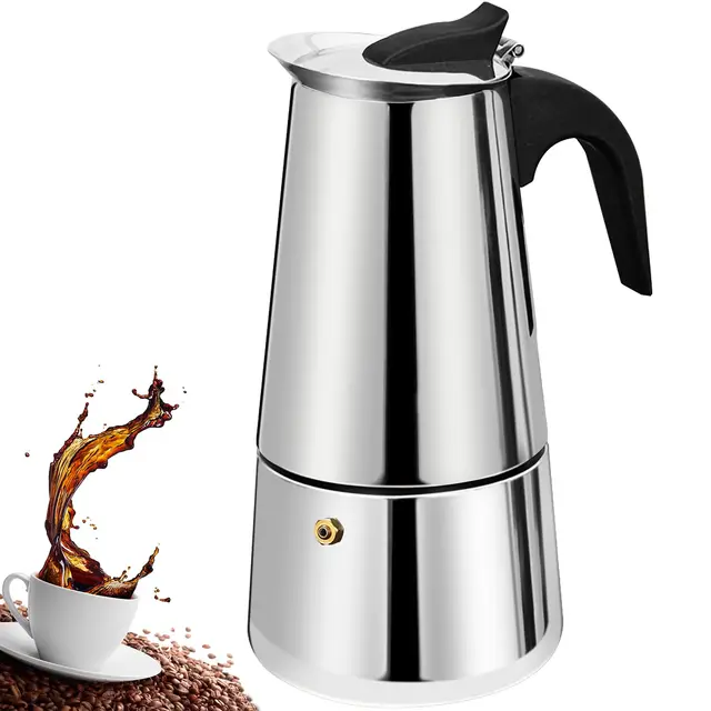 DITOSH Cafetière Moka Inox 2 Tasses
