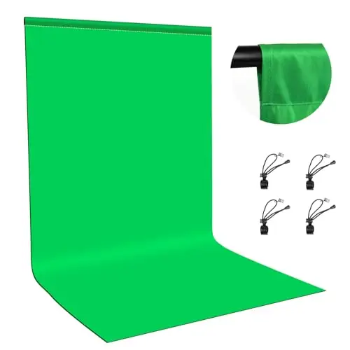 PULUZ Toile de fond verte 1x2m