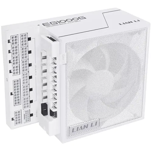 Lian Li EDGE GOLD 1000 80 PLUS Gold Netzteil, PCIe 5.1, ATX 3.1 - 1.000 Watt, wei?, inkl. USB-Hub