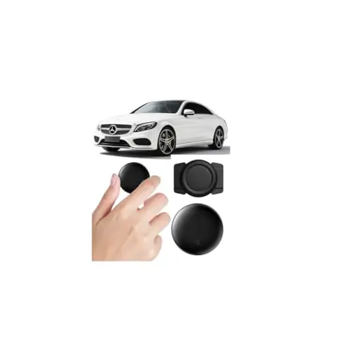 Traceur GPS Voiture pour Android, sans abonnement, Mini Balise magnétique avec étui Silicone, Tracker Discret pour Moto et véhicule, Compatible Google Find Hub