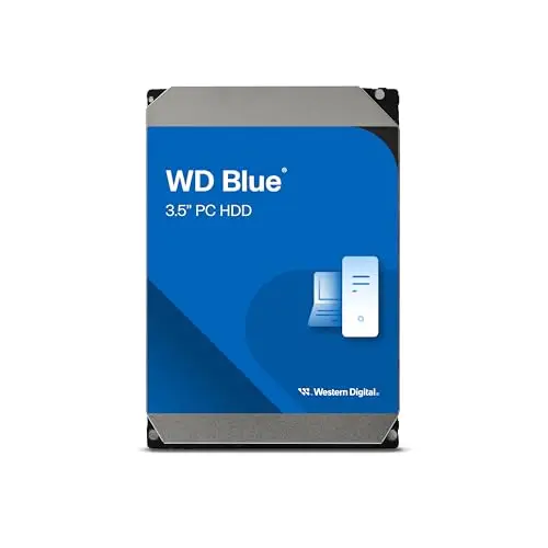 Western Digital WD40EZZX Disque dur interne WD Blue PC 4 To – 5400 tr/min, SATA 6 Go/s, 128 Mo de cache, 3,5"