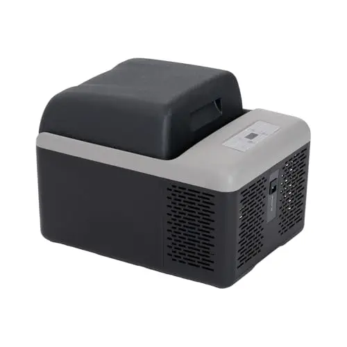Alpicool C12PT 12L Glacière Electrique Voiture, Portable à Compression Réfrigérateur de Voiture, 12/24V congélateur et réfrigérateur, pour dortoir, Camping ou Pique-Nique en Plein Air, 20 à 20℃