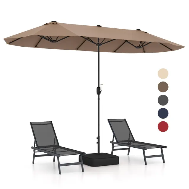 GOPLUS Parasol Rectangulaire 4x2M