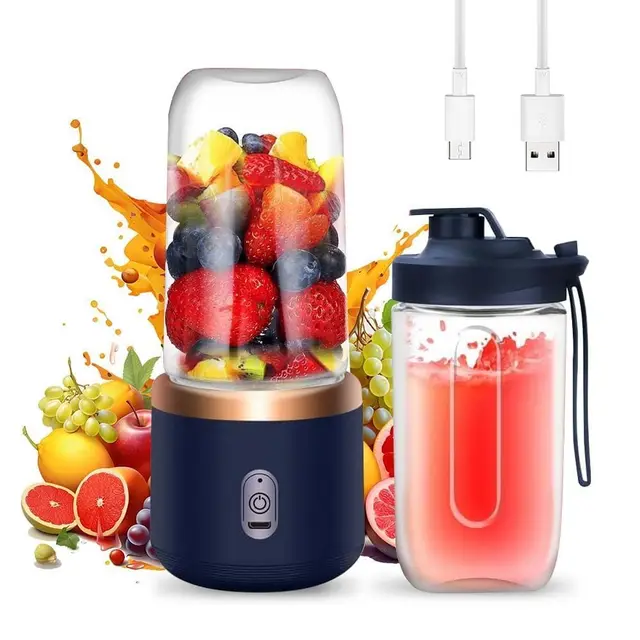 yotutun Mini Mixeur Portable Bleu
