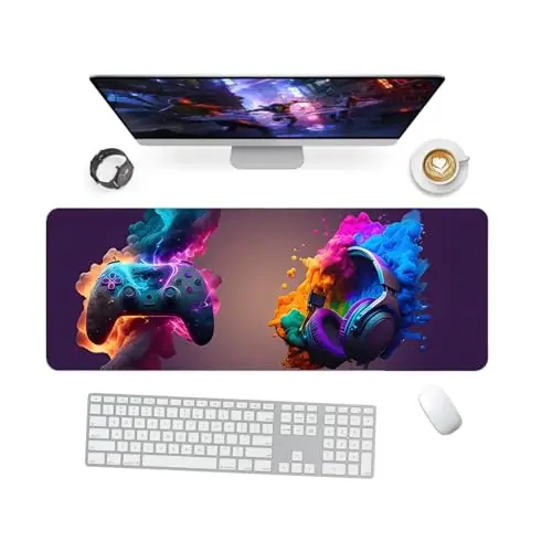 80x30cm, sous Main Bureau, Tapis de Souris Gamer, Tapis de Bureau, Convient à Une Utilisation Quotidienne au, Idéal pour Les Amateurs de Jeux, Suffisant pour Répondre à Leurs Besoins