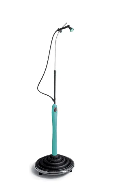 G&F SRL, Douche Solaire Sunny Style Premium, Douche de Jardin, Piscine, pour l’extérieur, idéale Aussi en Vacance et Camping, avec mélangeur pour Eau Chaude et Froide, Bleu
