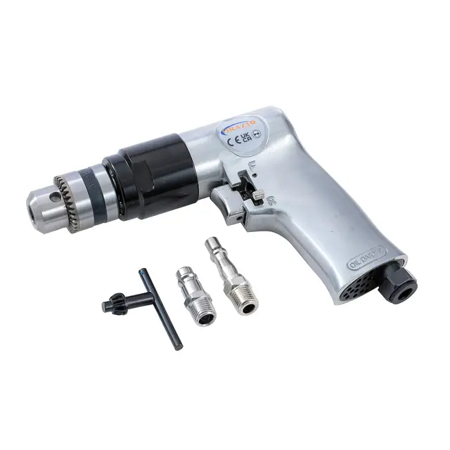 ORAZIO Perceuse Pneumatique Réversible 10mm 3/8" avec Mandrin à Clé Outils Pneumatiques 212512