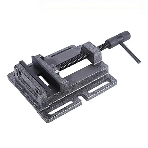 KATSU Étau de Perceuse à Colonne 125mm, Pince de Banc de Perceuse à Colonne de Type Allemand de Qualité Professionnelle pour Perceuses d'Atelier Et de Fraisage 4022745