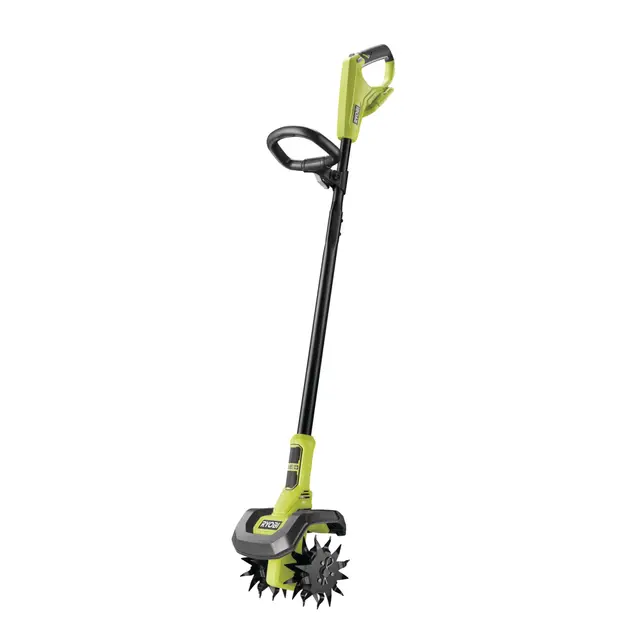 RYOBI - Bineuse sans Fil 18V One+ RY18CVA-0 – 4 Lames Acier, Largeur Ø20cm, Hauteur Adaptable, Idéale pour Petits Massifs et Potagers – Batterie Non Incluse