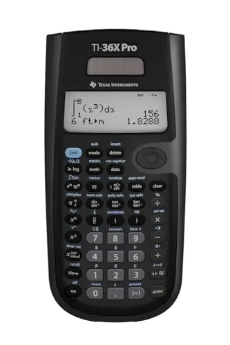 Texas Instruments TEX-TI36XPRO Calculatrice Scientifique Noir