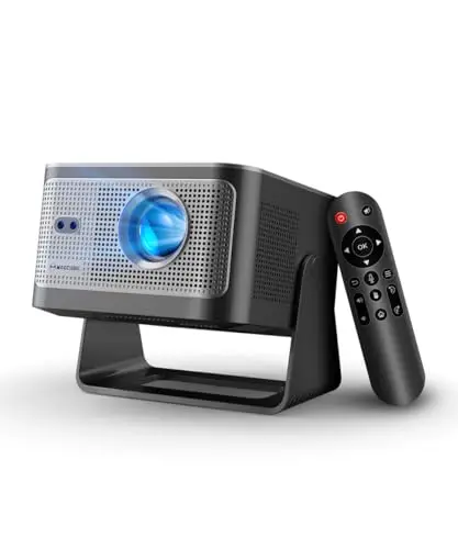 Magcubic Mini Projecteur 4K 8K 1080P Pris en Charge, Videoprojecteur Portable, Android 14 WiFi 6 Bluetooth 5.4, 600 ANSI, Focus Automatique, Haut-Parleur 12W, Rotation de 180° Handy Heimkino Outdoor