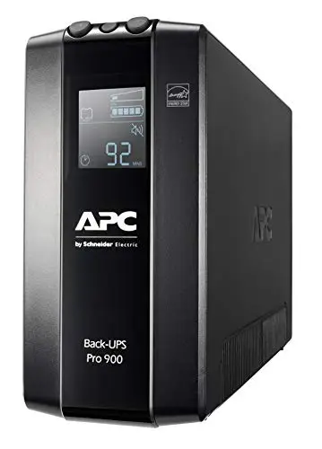 APC by Schneider Electric Back UPS Pro - BR900MI - Onduleur 900VA (6 Prises IEC, Interface LCD, Protection des Lignes de données 1 Go)