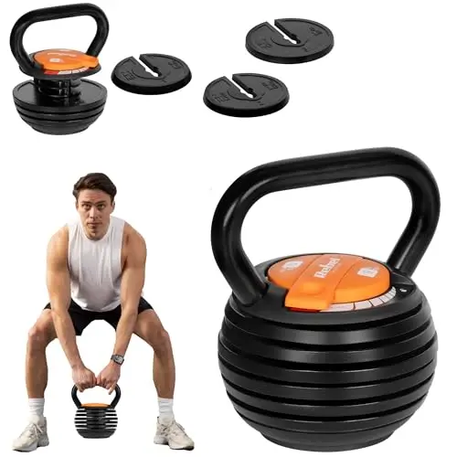 Rebel Kettlebell Fonte Automatique Réglable 9 kg RBA-2324-9