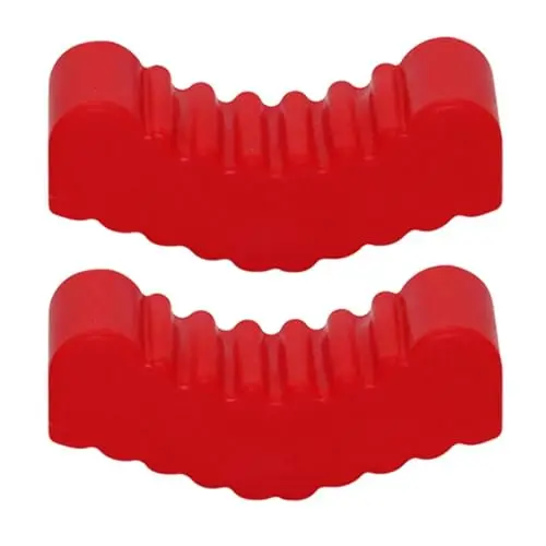 Générique Unterstellbock-Pads | 2er-Set Rutschfeste Schwerlast Gummischutz-Auflage | Wagenheber Pads - Für Garage, Reparatur, Werkstatt, Wartung, Reifenwechsel, Anhängerheben Und