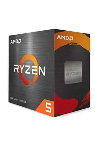 AMD Ryzen 5 5600X Processeur (6 Coeurs/12Threads, 65W TDP, Socket AM4, Cache 35Mo, jusqu'à 4.6 GHz Fréquence Boost, Ventilateur wraith Stealth)