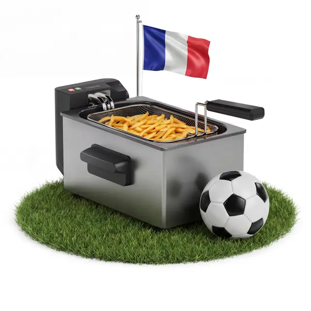 Tristar Friteuse en Acier Inoxydable, Capacité 3L, Température Réglable jusqu’à 190°C, Zone Froide, Pièces Lavables Lave-Vaisselle, Parois Froides, FR-9326, Noir