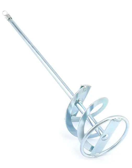 QWORK® maçonnerie en spirale, mélangeur peinture, filetage SDS, pour adhésifs, fouet à peinture, ciment, béton, colle, 80 mm x 400 mm