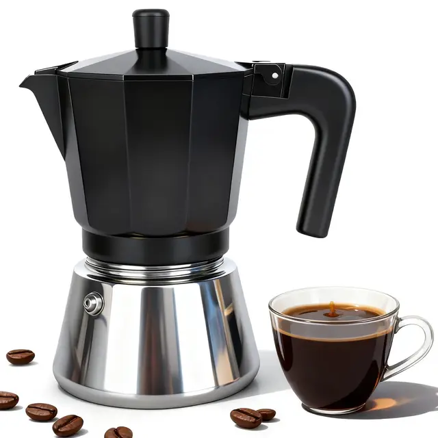 Romon Cafetière Italienne Induction Tous Feux 6 Tasses 300 ml