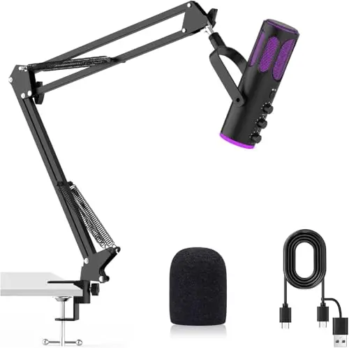 Ortizan Microphone USB pour Gaming