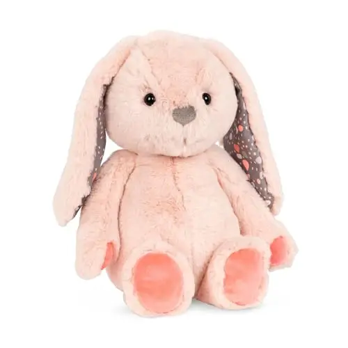 B. toys - Happyhues - Lapin Caramel - Jouet en Peluche Super Doux - Animal en Peluche pour bébé, Tout-Petit et Enfant - Lavable en Machine - 0 Mois et +