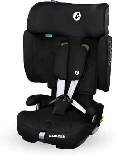 Maxi-Cosi Nomad XL Plus, Siège auto évolutif pliable, 15 mois - 12 ans, 76 - 150 cm, Siège auto de voyage portable, Protection G-CELL contre les chocs latéraux, Sac de voyage, Authentic Black