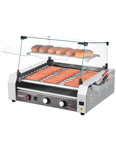 VEVOR Machine à hot-dogs 11 rouleaux